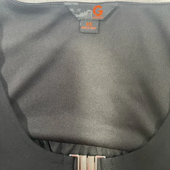 Guess Black Sleeveless Blouse XS Buckle Front Keyhole Top office business - Picture 2 of 6